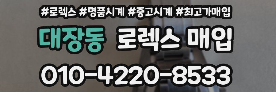대장동 로렉스 매입