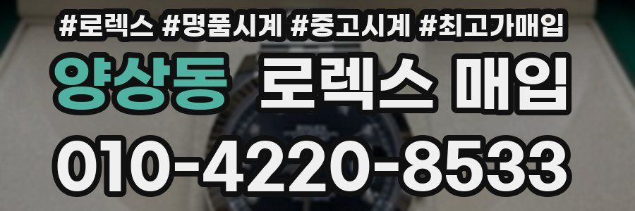 양상동 로렉스 매입