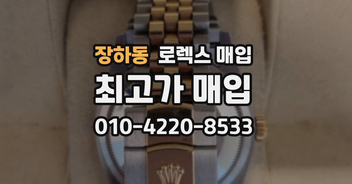 장하동 로렉스 매입