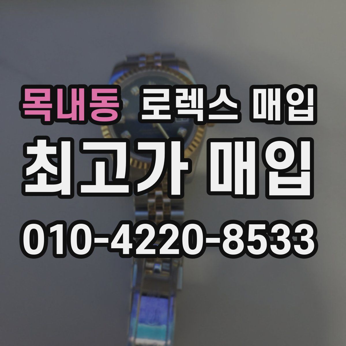 목내동 로렉스 매입
