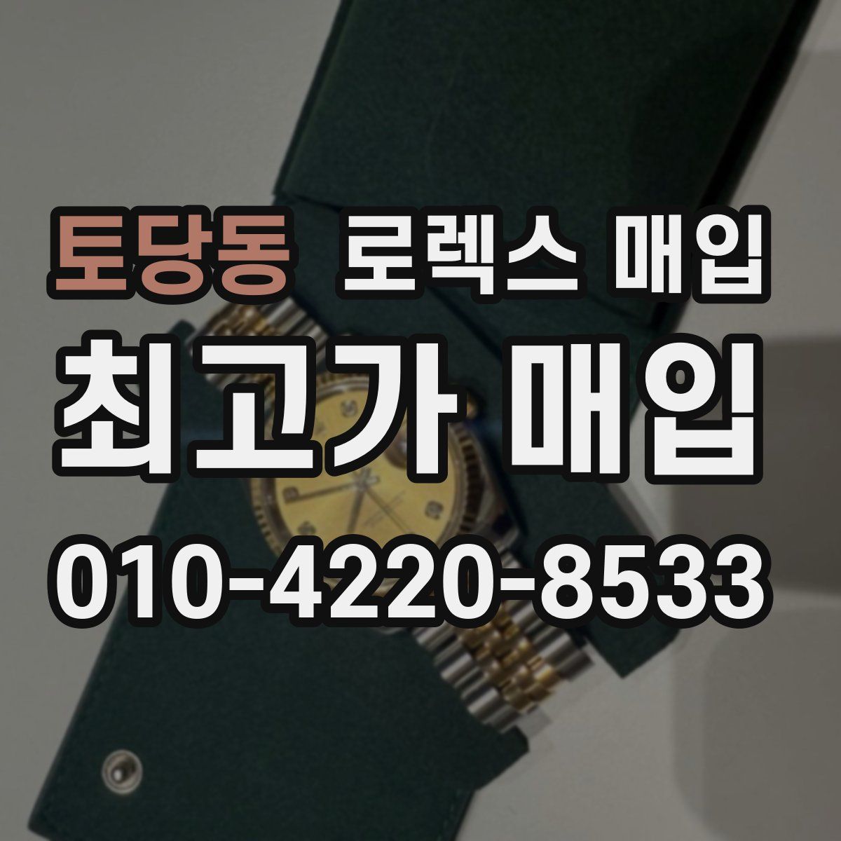 토당동 로렉스 매입