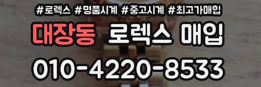 대장동 로렉스 매입