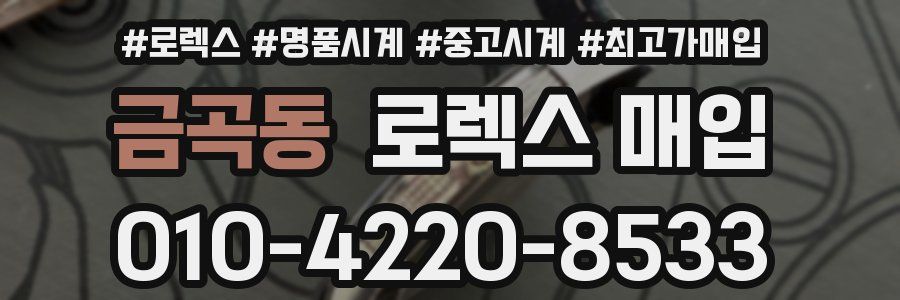 금곡동 로렉스 매입