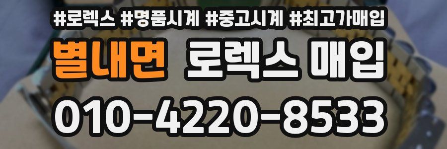 별내면 로렉스 매입