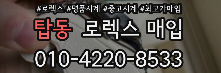 탑동 로렉스 매입