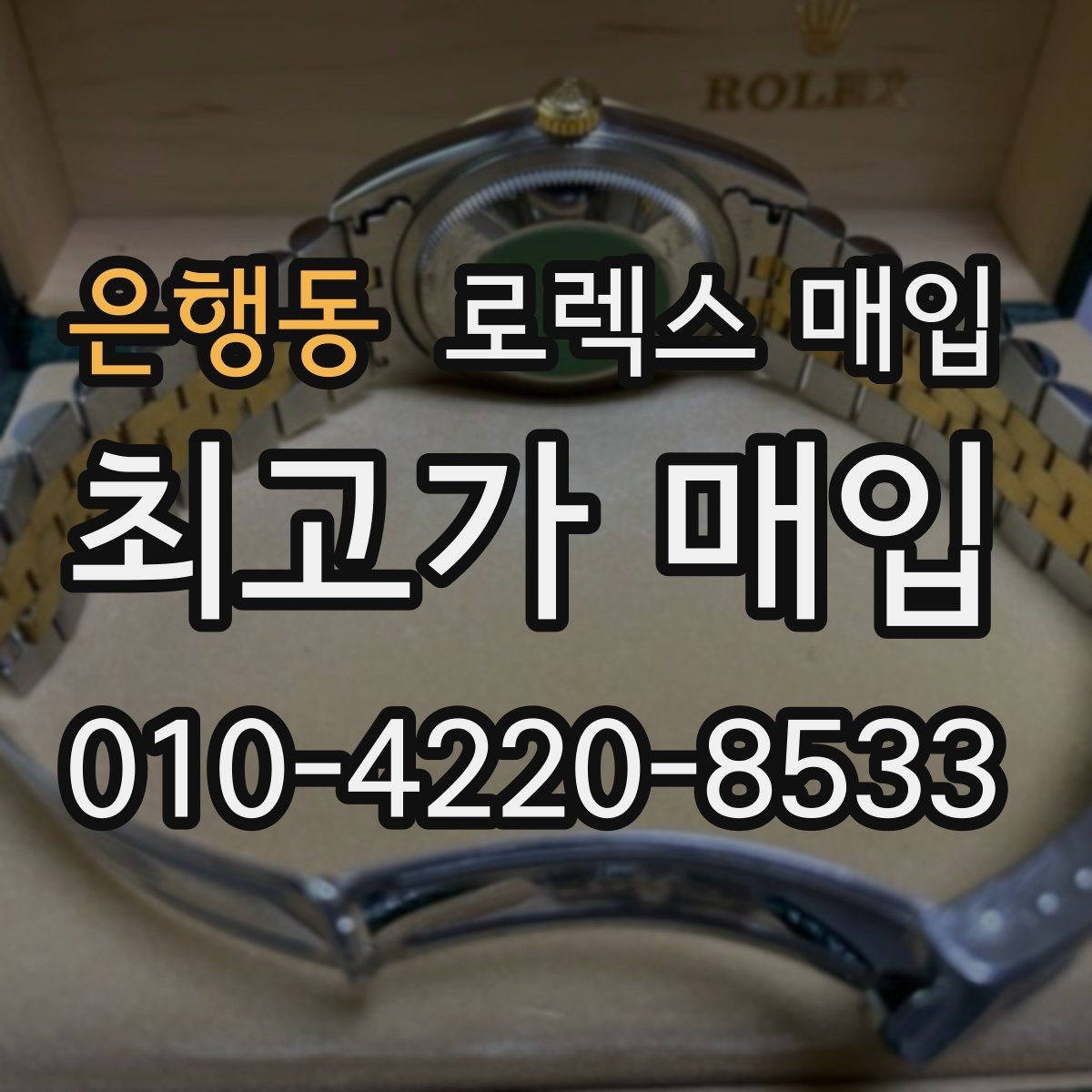 은행동 로렉스 매입 레퍼런스 번호로 정확히 조회하는 방법