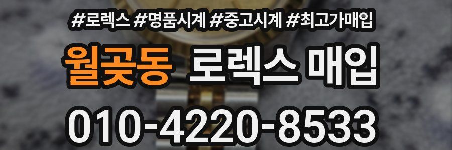 월곶동 로렉스 매입