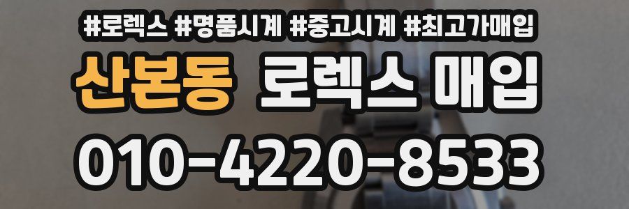 산본동 로렉스 매입