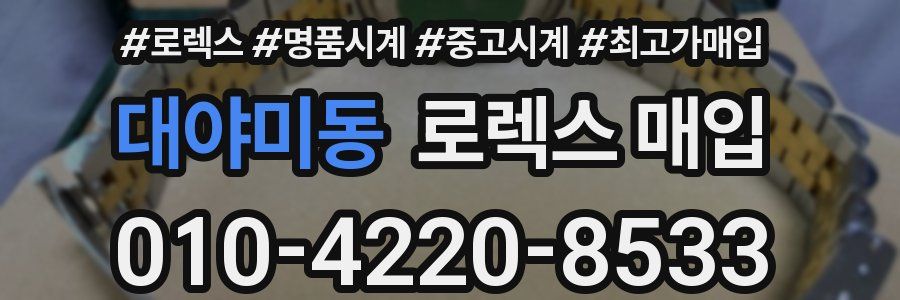 대야미동 로렉스 매입