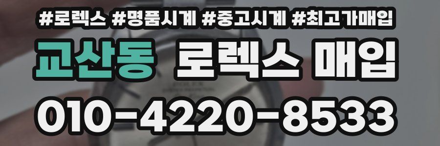 교산동 로렉스 매입