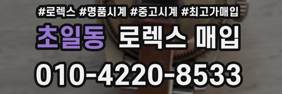 초일동 로렉스 매입
