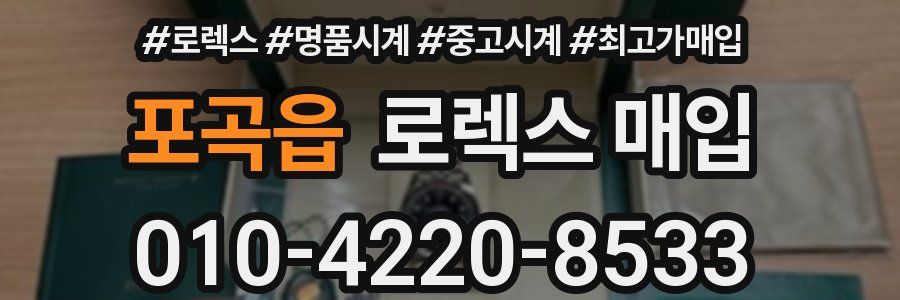 포곡읍 로렉스 매입