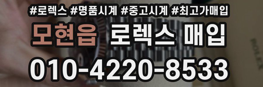 모현읍 로렉스 매입