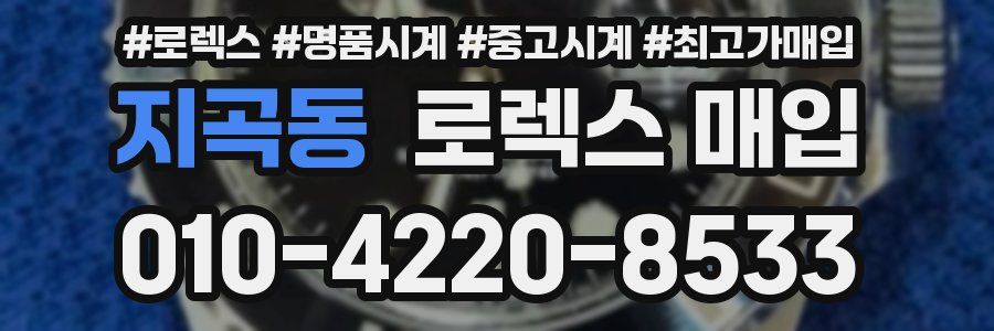 지곡동 로렉스 매입