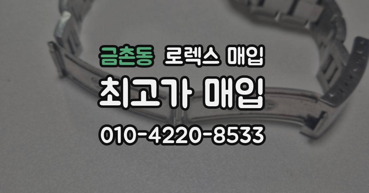 금촌동 로렉스 매입