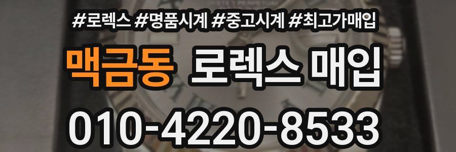 맥금동 로렉스 매입