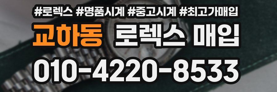 교하동 로렉스 매입