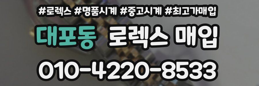 대포동 로렉스 매입