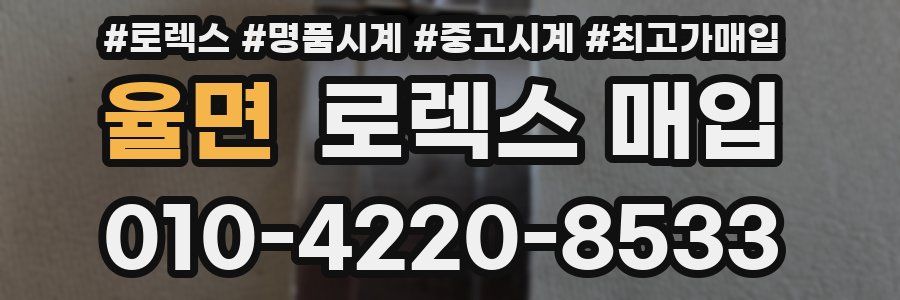 율면 로렉스 매입