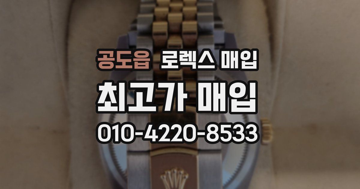 공도읍 로렉스 매입