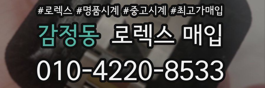감정동 로렉스 매입