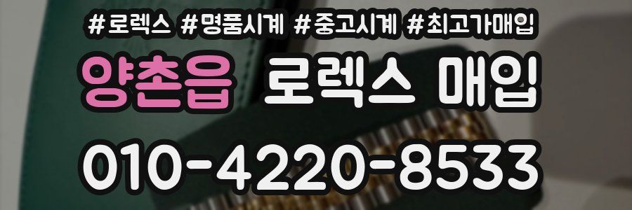 양촌읍 로렉스 매입