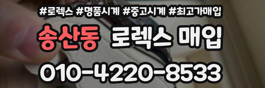 송산동 로렉스 매입