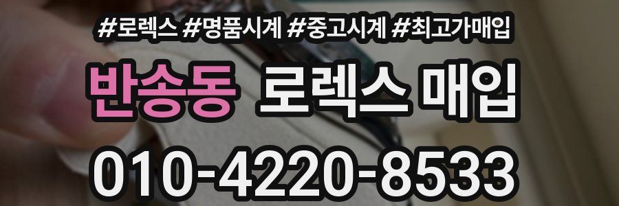 반송동 로렉스 매입