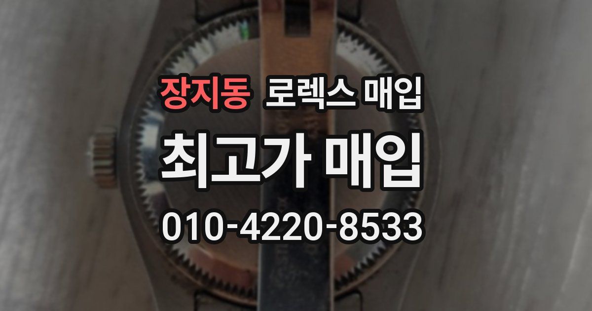 장지동 로렉스 매입