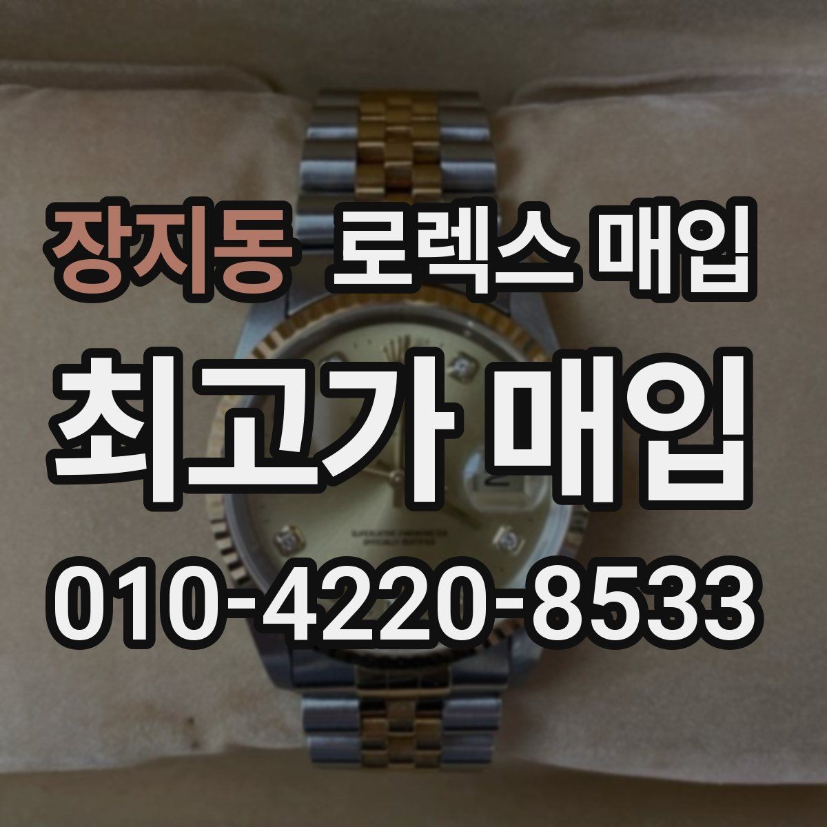 장지동 로렉스 매입 현장 거래 시 주의할 점 정리