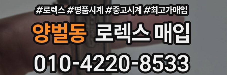 양벌동 로렉스 매입