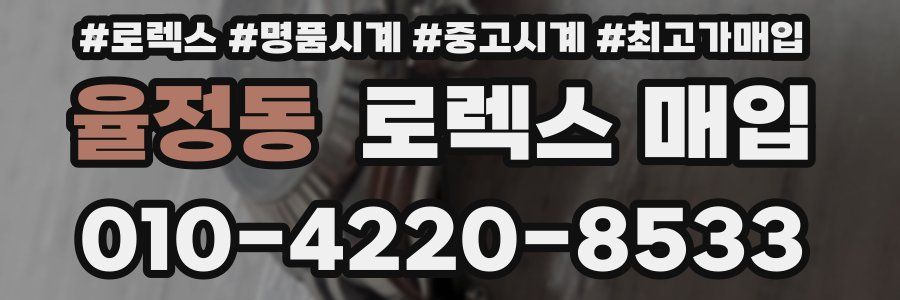 율정동 로렉스 매입