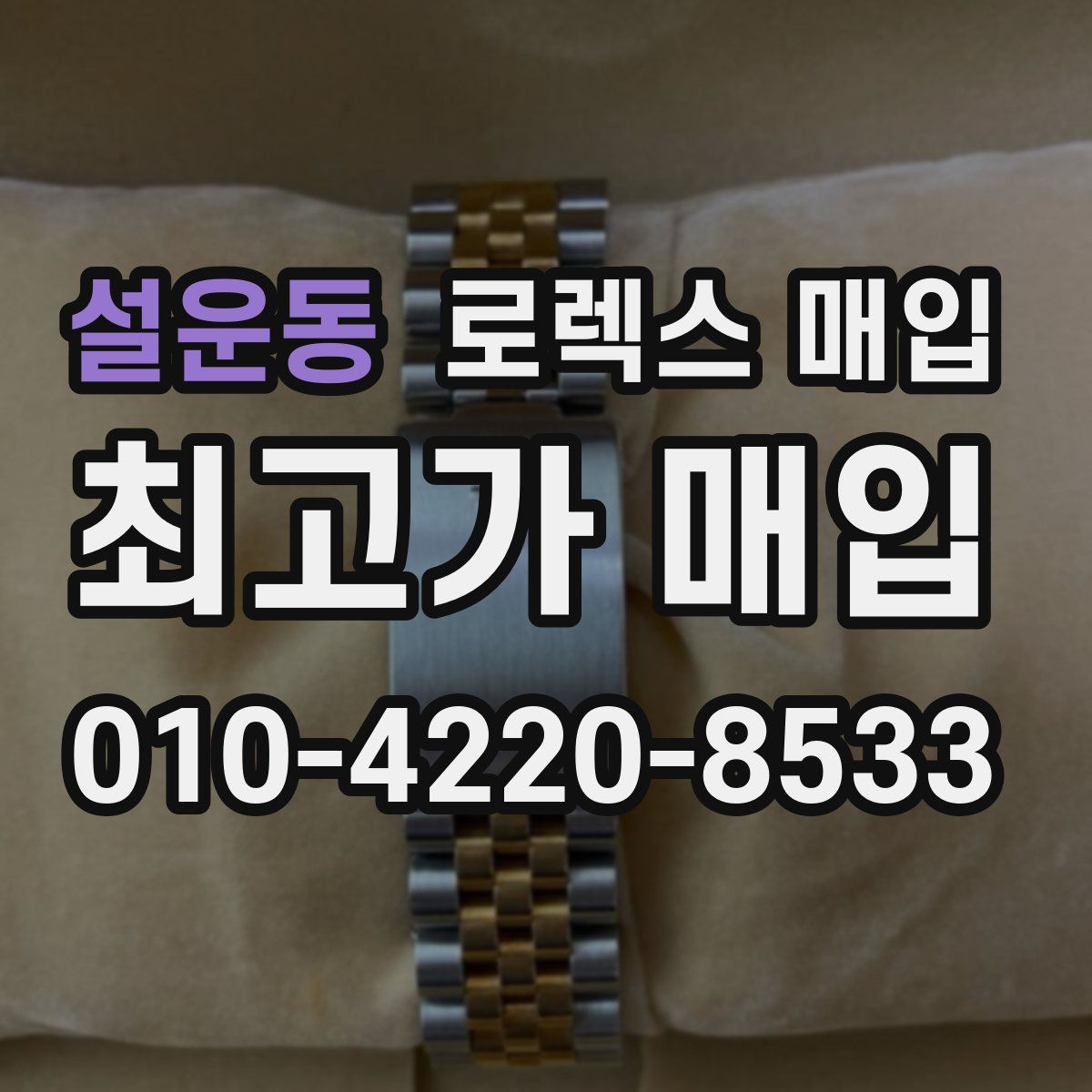 설운동 로렉스 매입