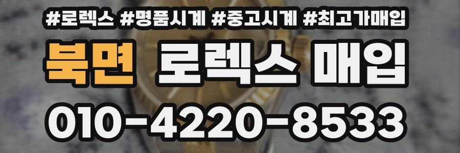 북면 로렉스 매입