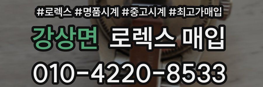 강상면 로렉스 매입