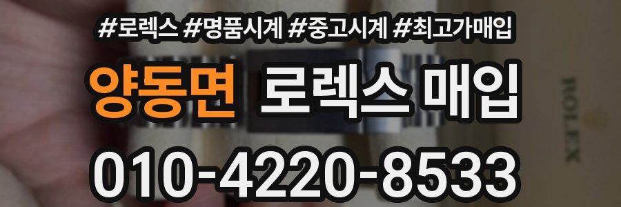 양동면 로렉스 매입