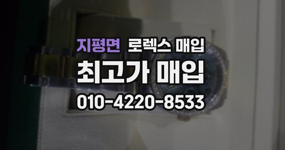 지평면 로렉스 매입