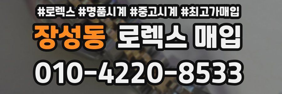 장성동 로렉스 매입