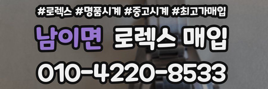 남이면 로렉스 매입