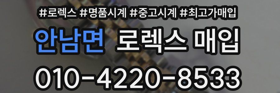 안남면 로렉스 매입