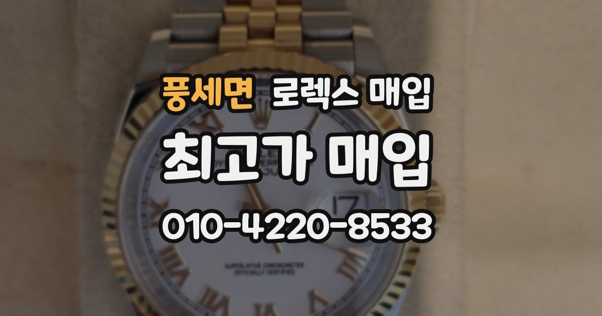 풍세면 로렉스 매입