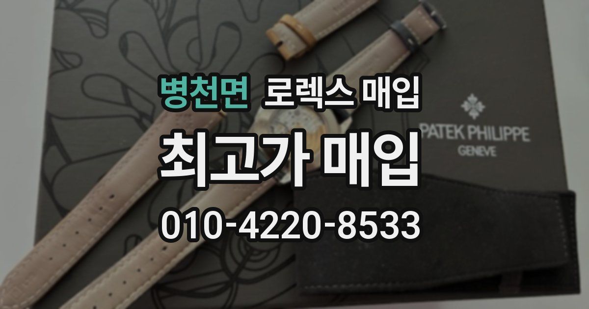 병천면 로렉스 매입