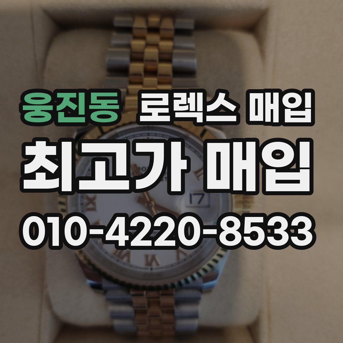 웅진동 로렉스 매입