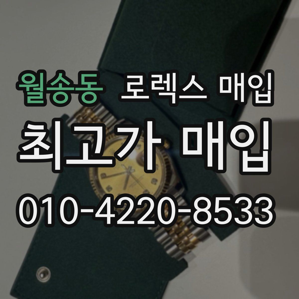 월송동 로렉스 매입