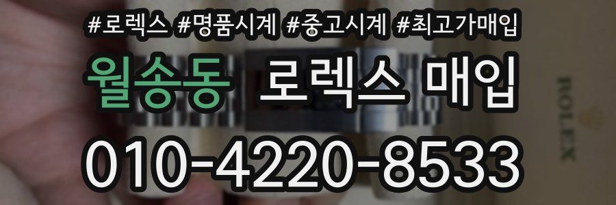월송동 로렉스 매입