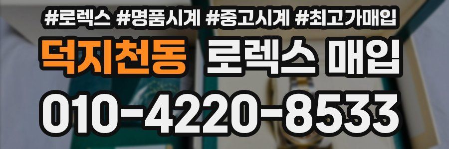 덕지천동 로렉스 매입