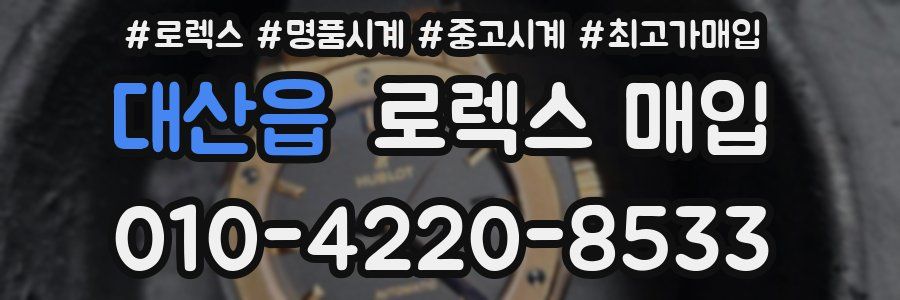 대산읍 로렉스 매입