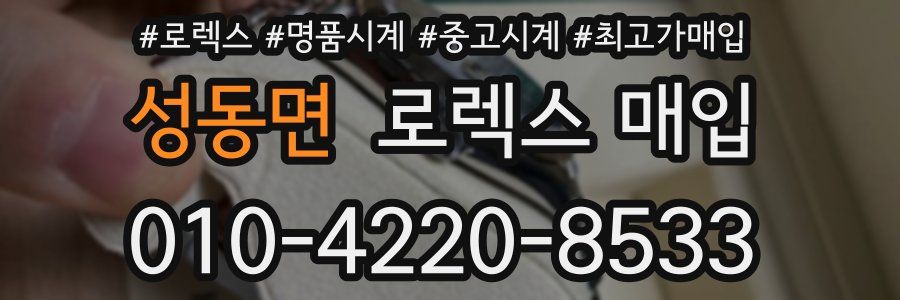 성동면 로렉스 매입