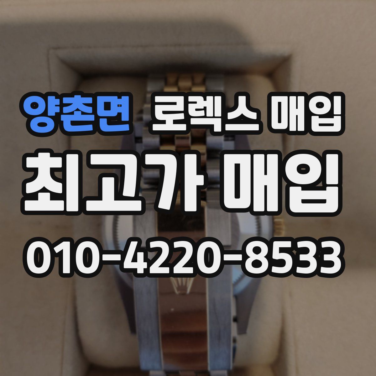 양촌면 로렉스 매입