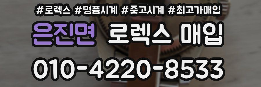 은진면 로렉스 매입